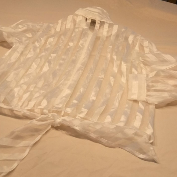 Shear NWT white stripe m - Picture 4 of 4